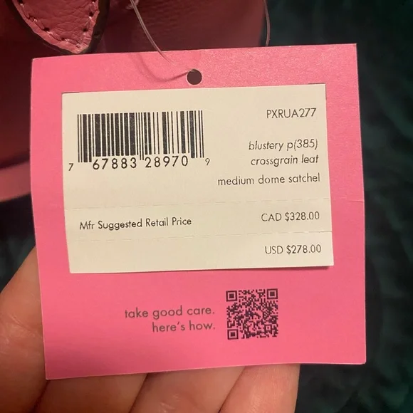 Kate Spade Sylvia Medium Dome Satchel Crossbody Bag-Blustery Pink - Picture 4 of 11